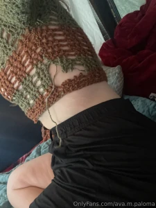 Crocheted a sweater and it came apart lol tragic