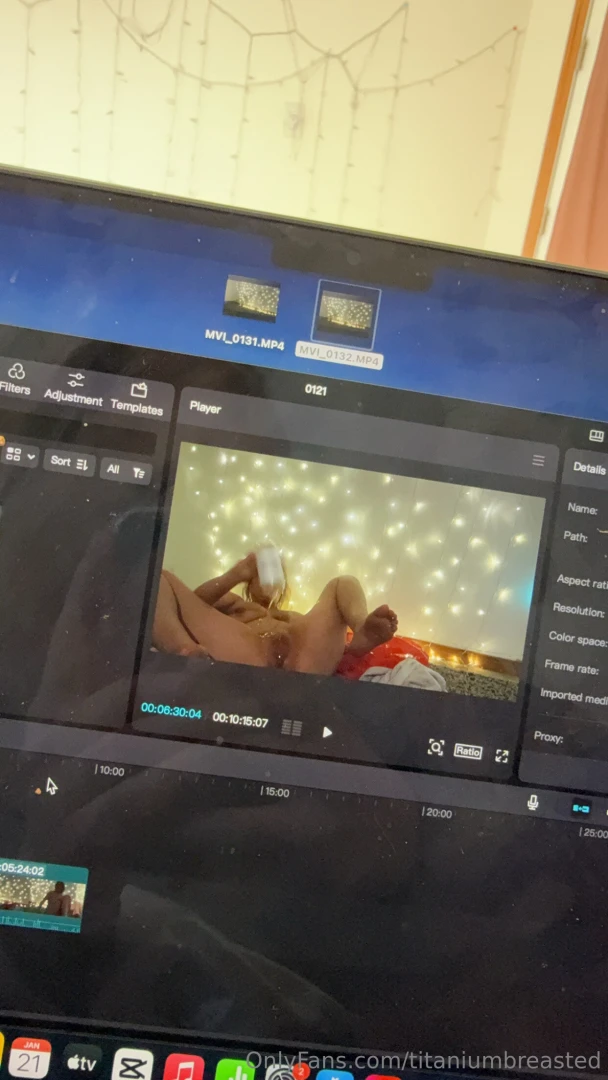 Uses half a bottle of lube for some freaky stretching 