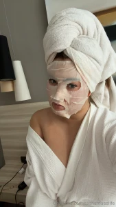 Come put something else on my face