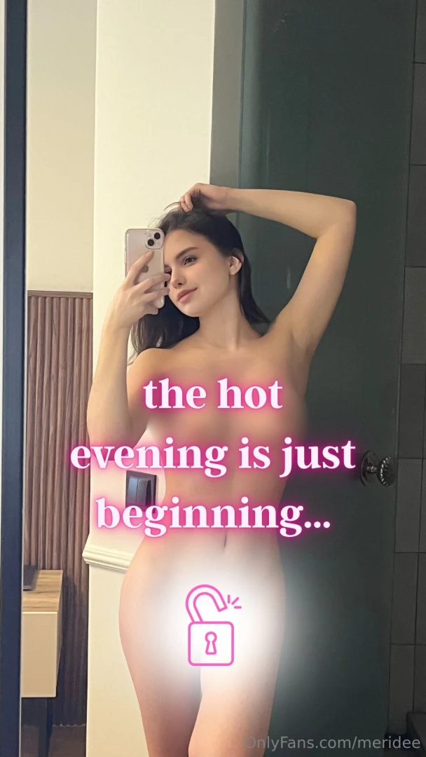 My evening is going hot open and watch 