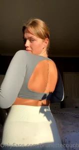 Do you like my new gym clothes showing my back off so all the men can