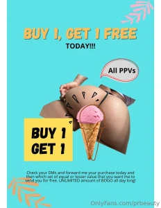 Bogo all day long see flyer above for details