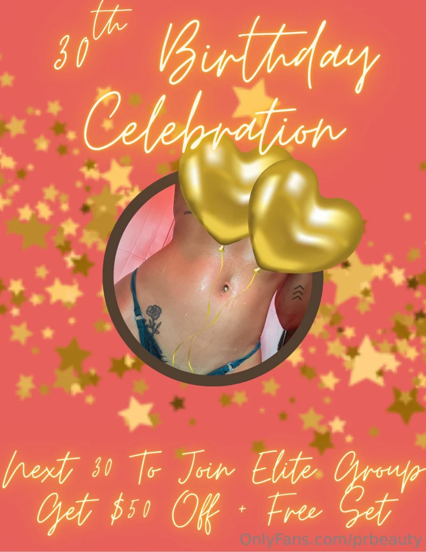 30th birthday celebration next 30 to join elite group get 50 off free 