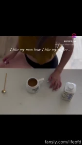How do you like your coffee babe gfe sex pretty kitchen feet
