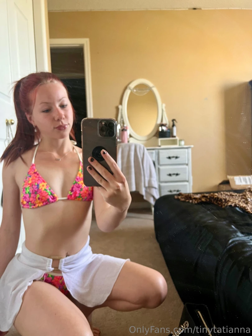 Feeling cute in my new bikini gonna go show off outside part 2 