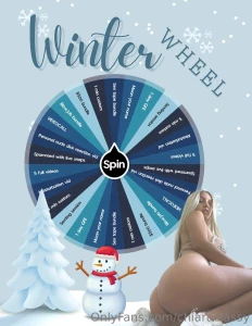 High stakes winter wheel every spin wins huge no duplicate spins 1