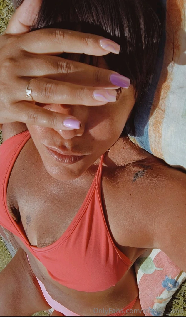 I love summer and the sun on my skin 