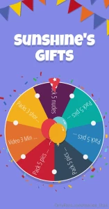 Spin the wheel and get your prize 1 shot - 5 2 shots - 8 3 shots - 12