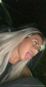 Me being a little extra in the car