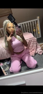 Messy room with cute outfit