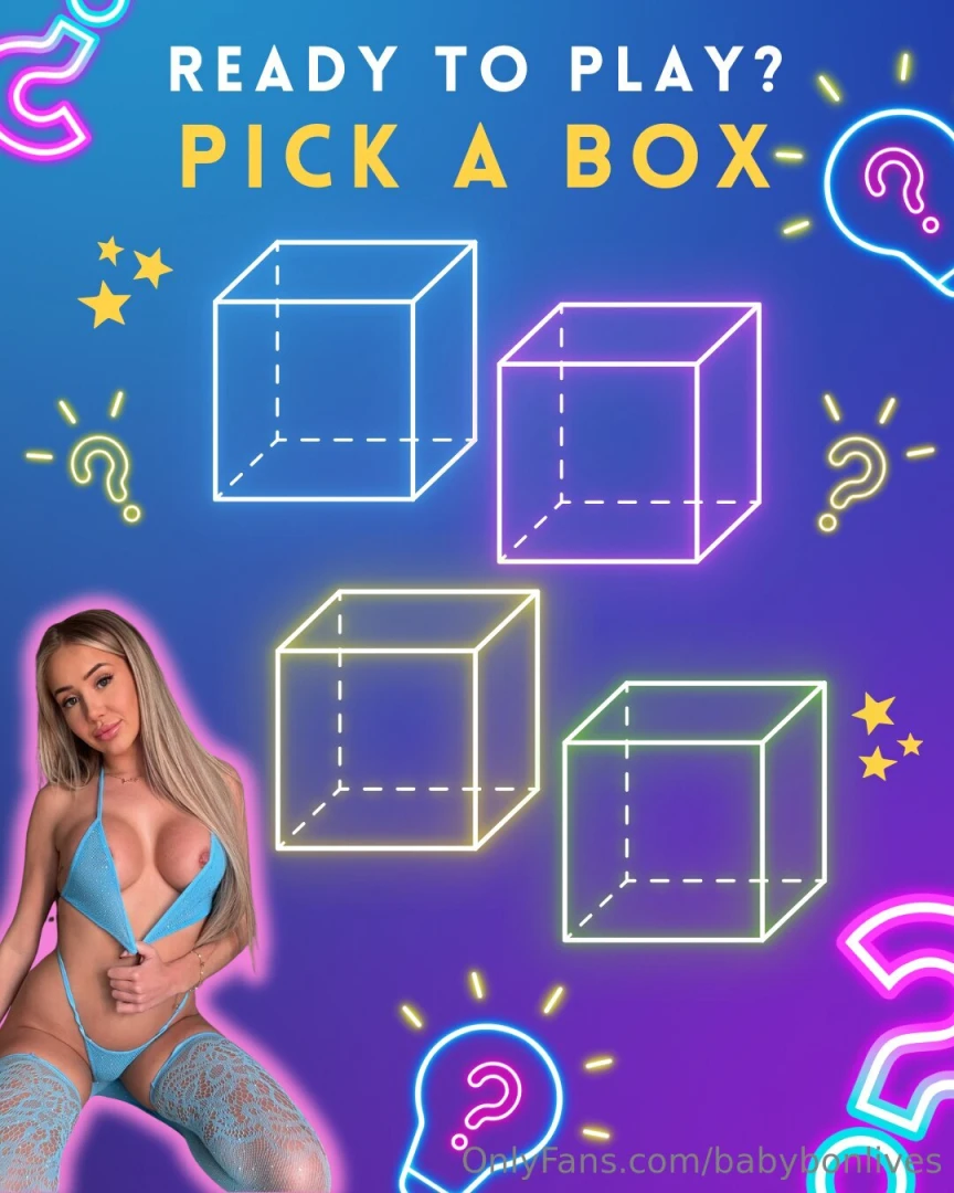 Lets play tip 20 amp pick a box blue pink yellow green full length 