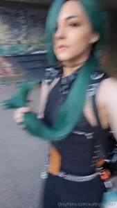 Was at a con today as alt-rika as i completely forgot my cosplay at