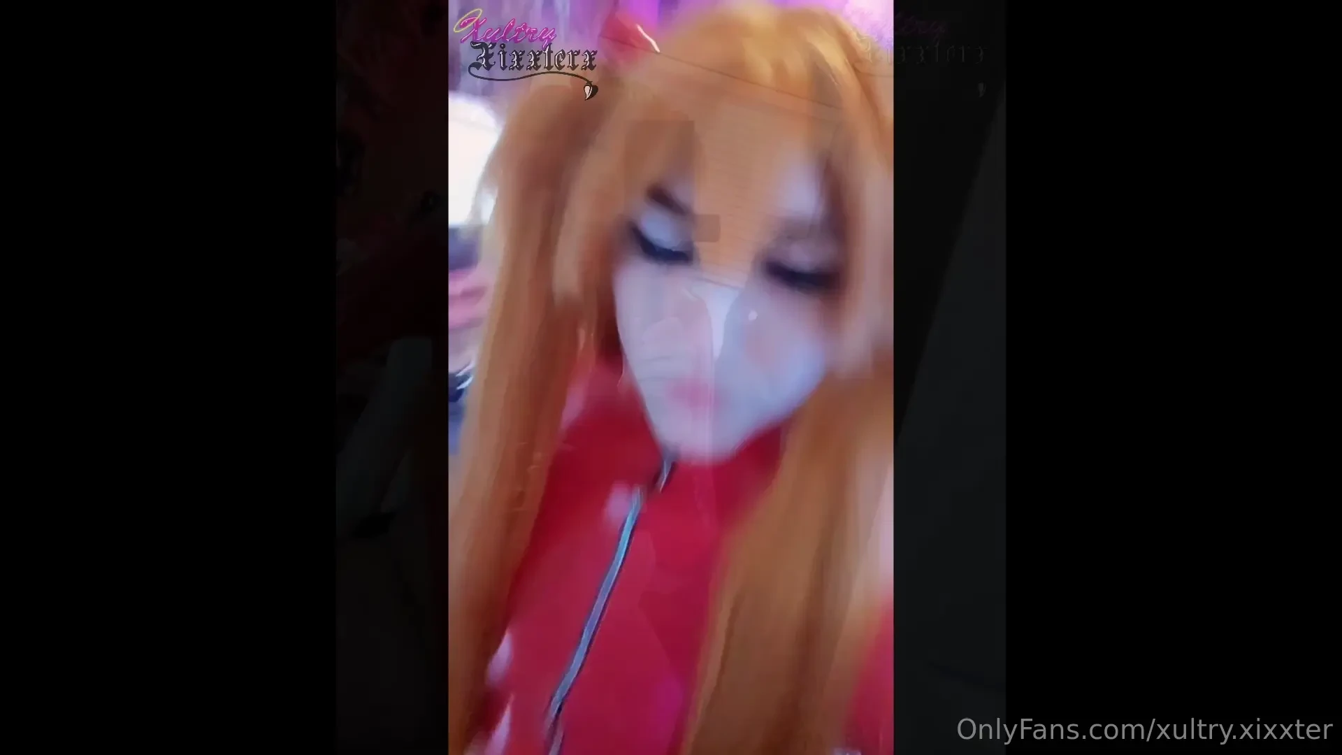Here we go asuka strikes with sex this red latex outfit was a gift 