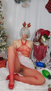 Lewd 2b christmas - fishnet body stocking i can t believe i forgot to part 19