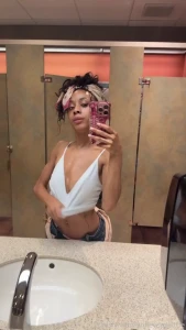 Flashing the movie theatre bathroom before seeing the movie superman