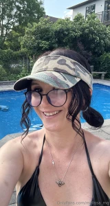 Oh no i forgot my bikini bottoms who wants to come in the pool with me