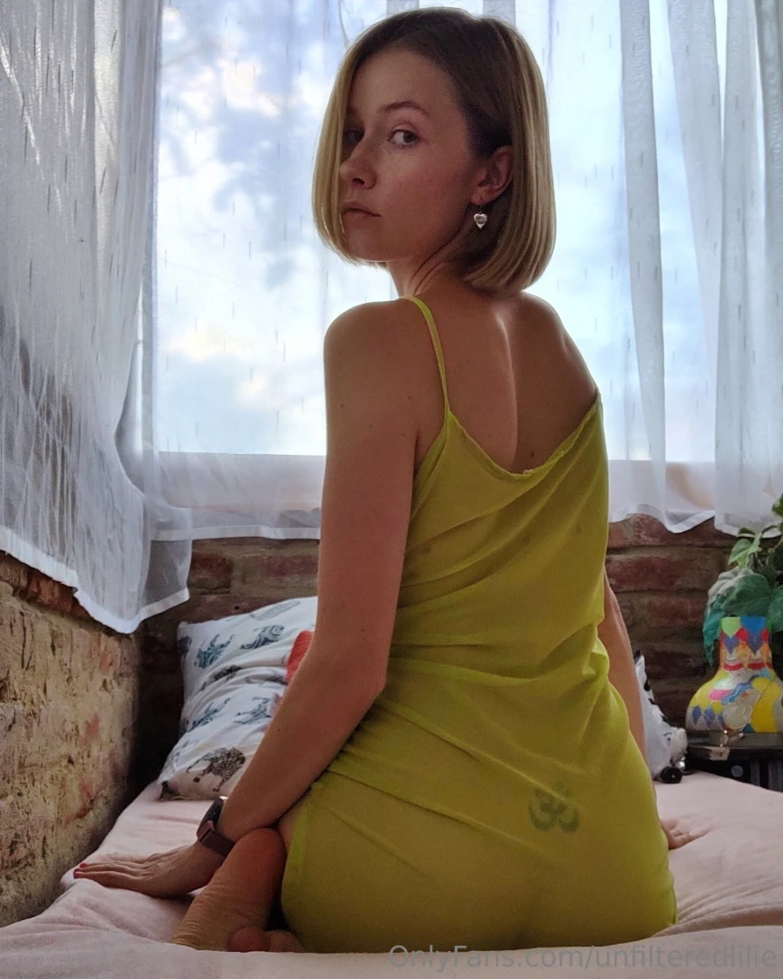 Green transparent dress just because it matches w my green eyes unlock 