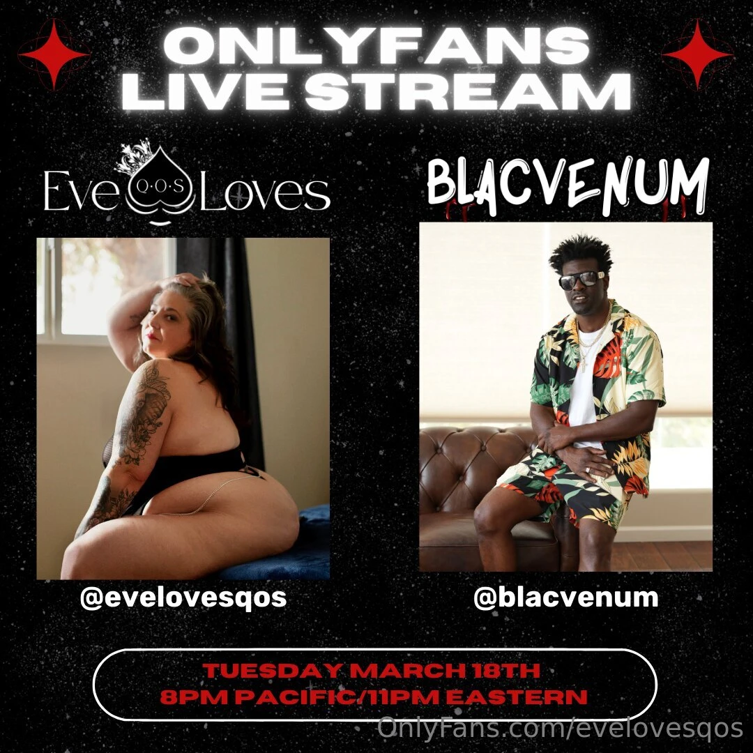 We are going live you are not going to want to miss blacvenum and i 
