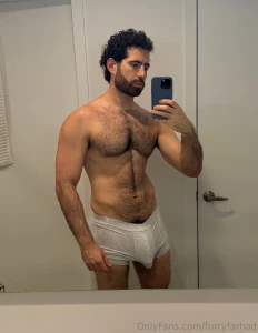 Trying on my new briefs