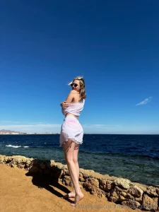 The sea the sun the beach what could do it better oh yeah me of course