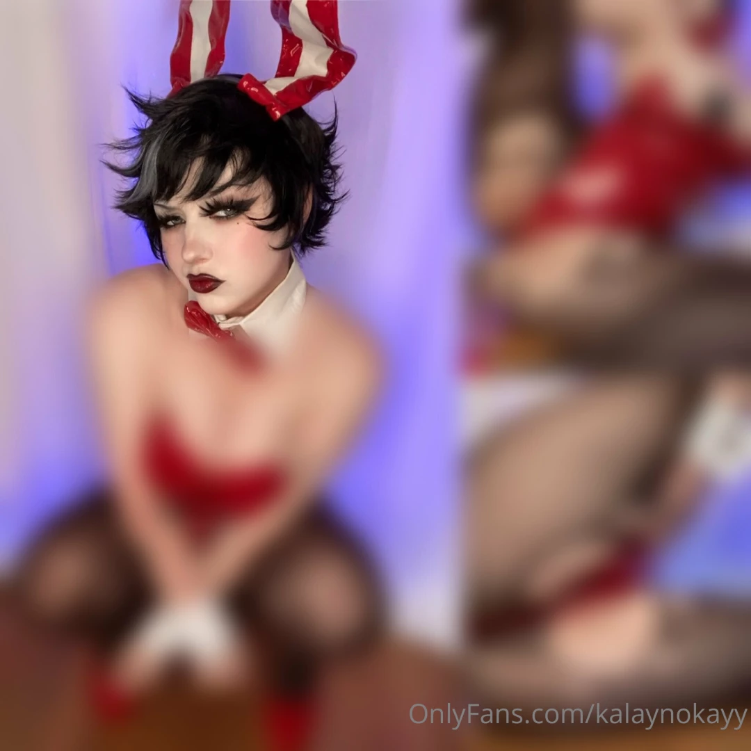 The bday bunny set supah lewd spreading and heels i needed to dye my 