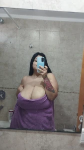 Caught before my shower you weren t supposed to see this but oops my