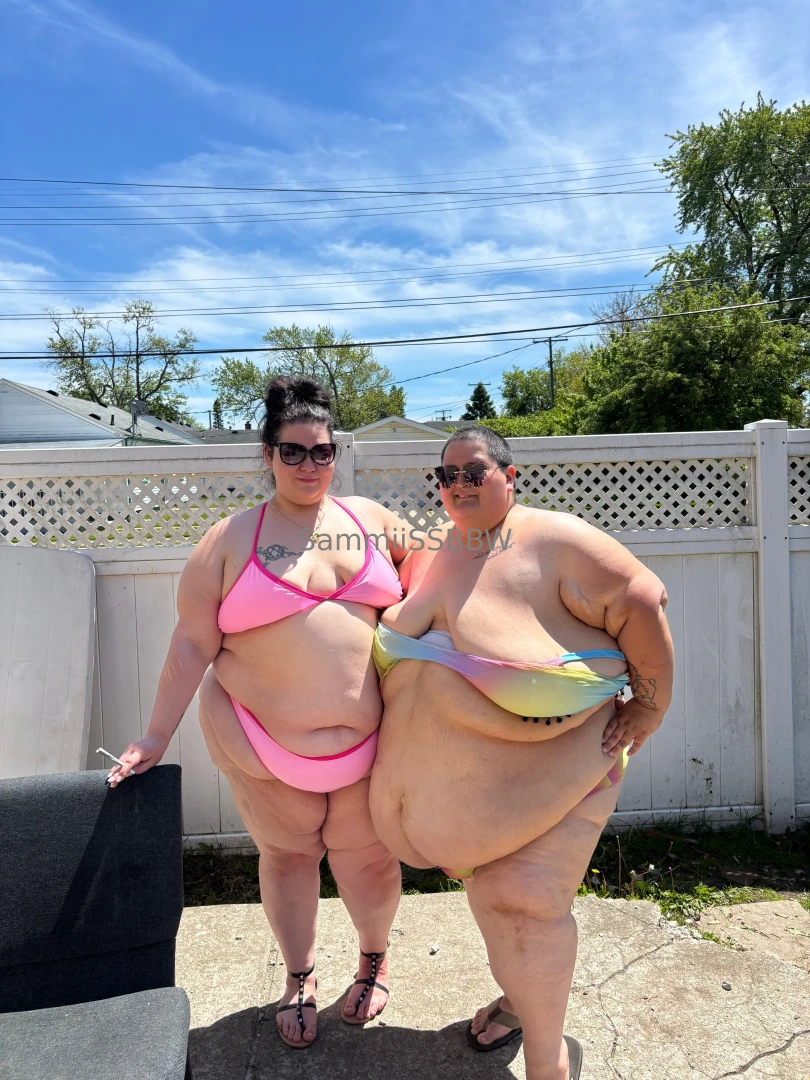 Fun in the sun with my bestie loralee do we make you hot baby 
