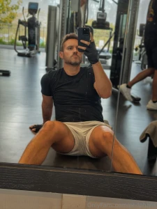 Dripping sweat legs wide and you re still just watching get on your