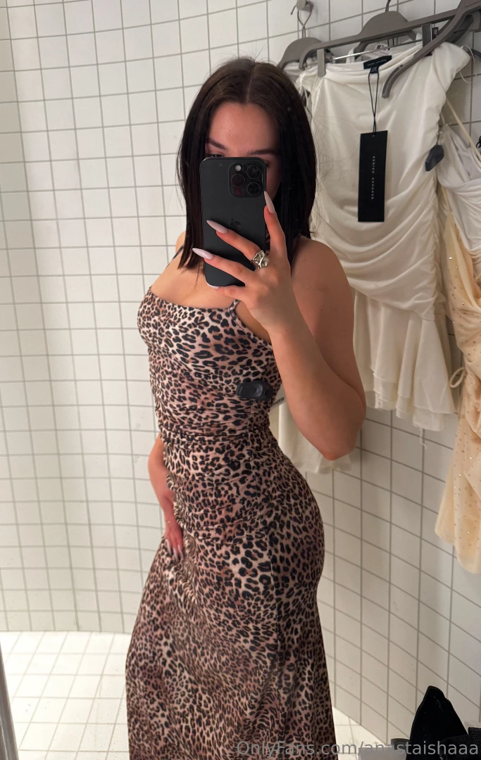This wild little leopard dress is driving me crazy and i know it s 