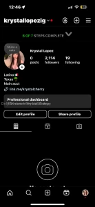 Hi everyone i made a new instagram acct this will be only acct for now