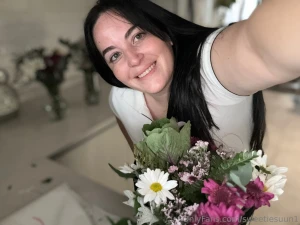 I m unsure whether i like flowers more or how this thong looks on me part 6