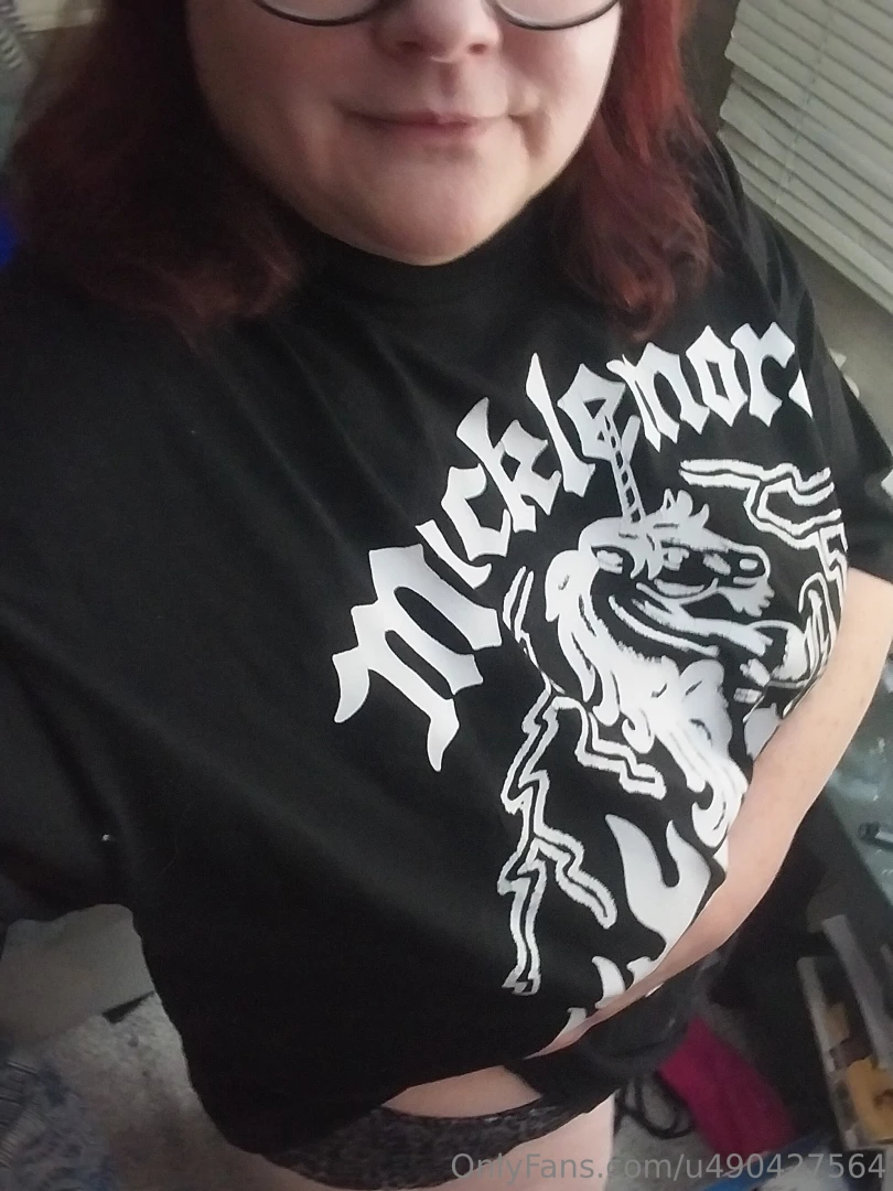 The best way to spend the evening snuggling in an over size t shirt 