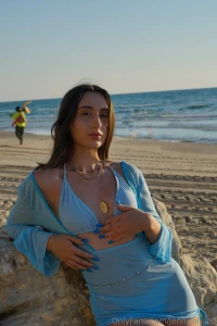 Wearing nothing but ocean vibes would you join me for a sunset swim or part 5