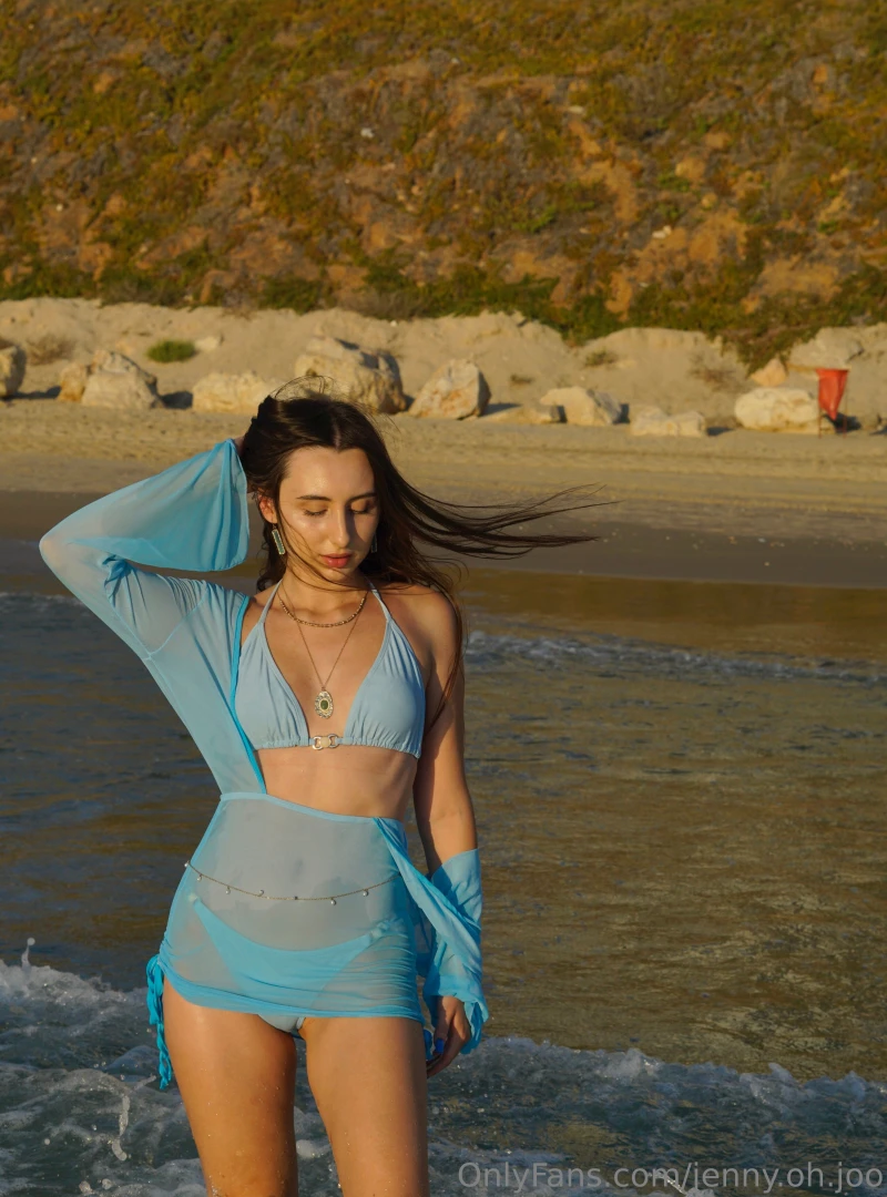 Wearing nothing but ocean vibes would you join me for a sunset swim or part 4 