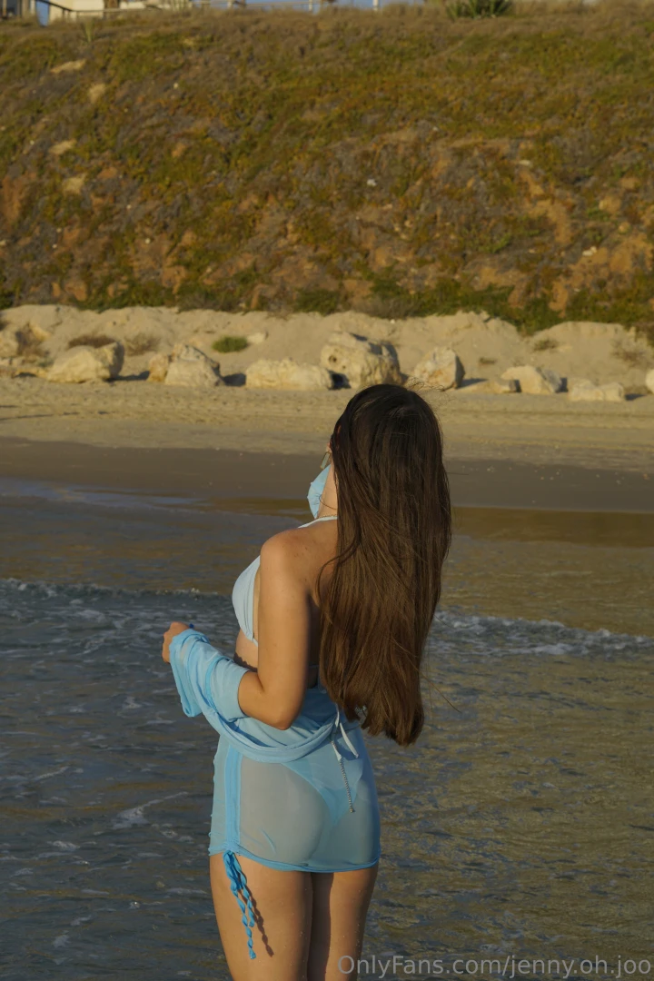 Wearing nothing but ocean vibes would you join me for a sunset swim or part 2 