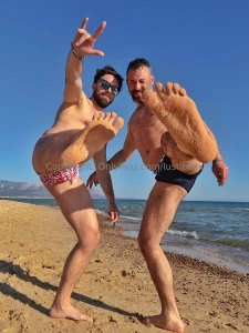 Summer sand salty water on my skin with birdboxx www onlyfans com