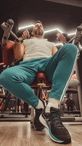 Today i am having a hard core training no pain no pleasure