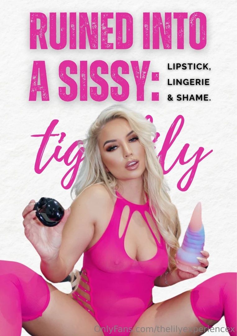 Ruined into a sissy lipstick lingerie and shame i am searching for the 