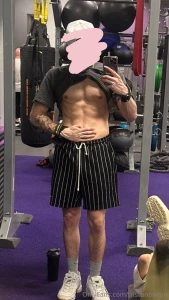 Looks like the abs are starting to come out to play