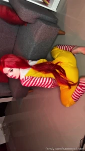 It seems that this time the clowness has brought not only fun but also