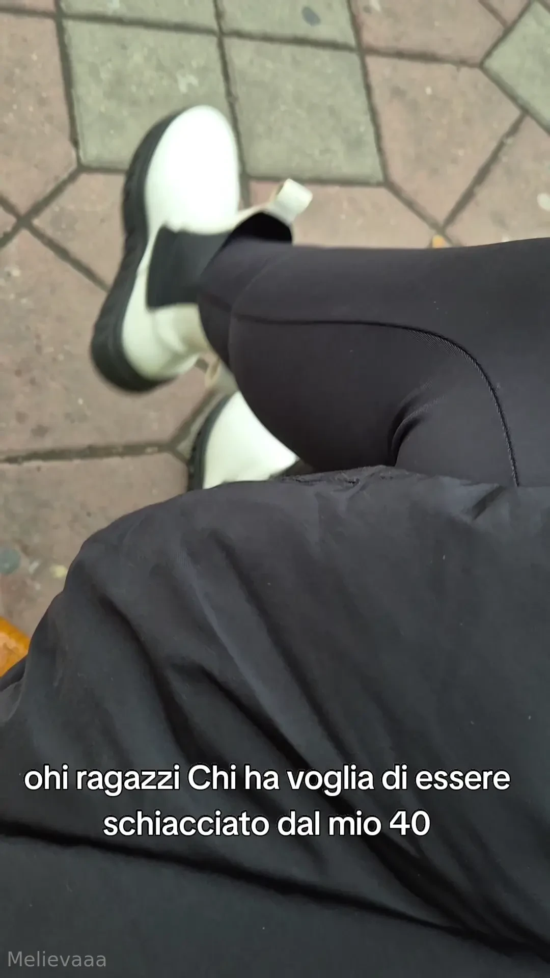 Oooh are you afraid of my boots huh are you afraid of my soles crush 