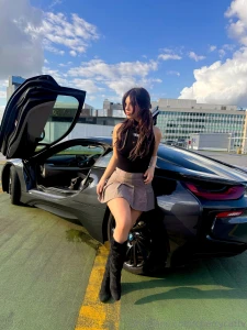 Just out here owning the moment