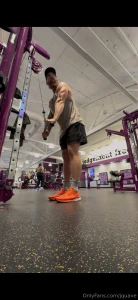 A little workout arms and back