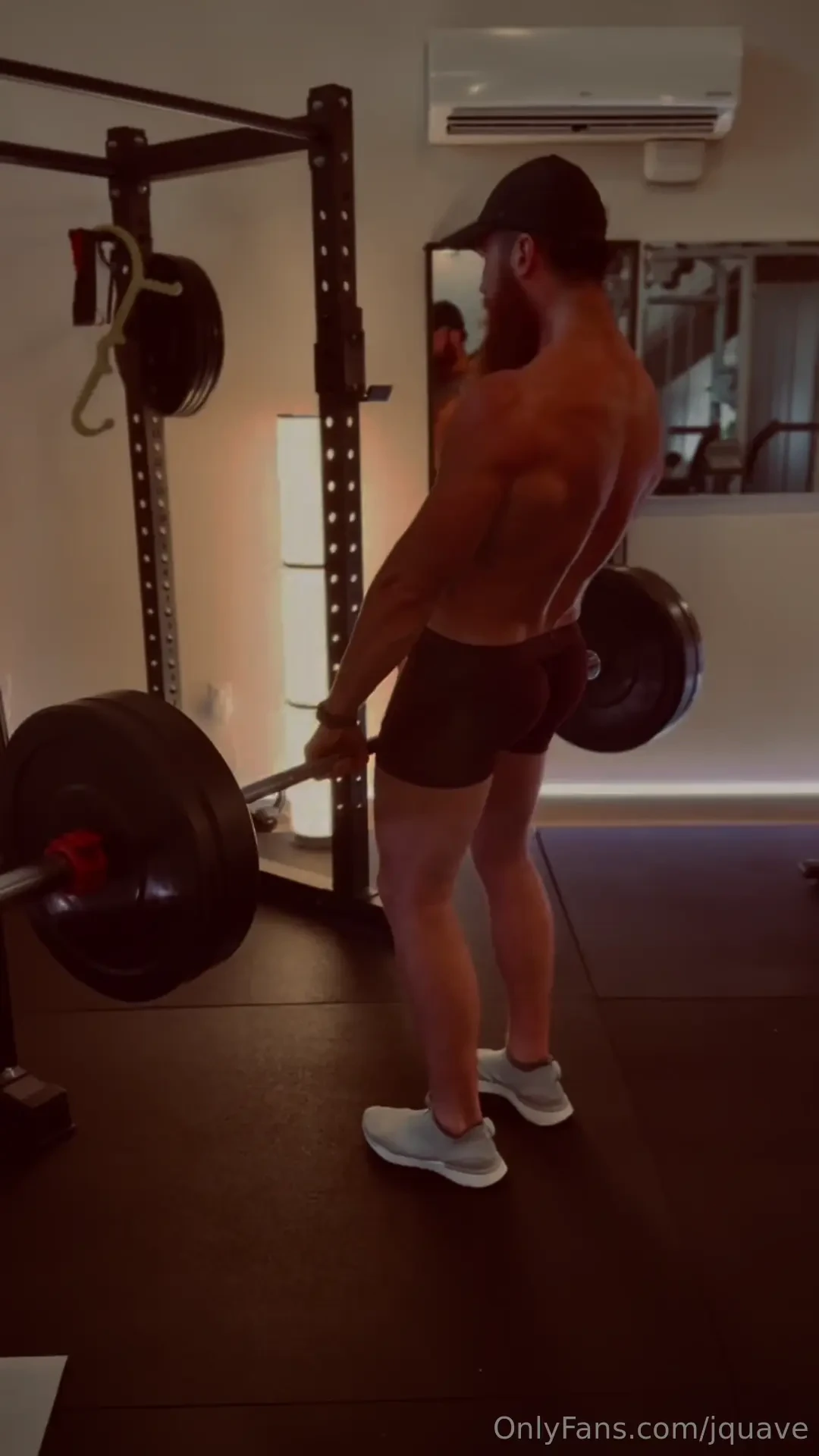 Working out and getting progressively more naked 