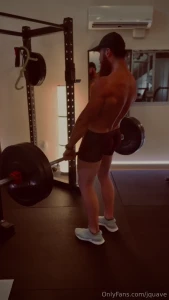 Working out and getting progressively more naked