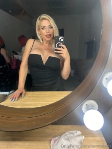 Caught a little pre-show sparkle would you behave if i pulled you