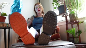 After a long day of clowning around mommy s poor tired feet could use