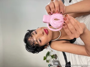 Who misses wearing a chastity cage for me should we do something about