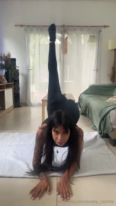 Stretching is my way of taking care of myself slowly deliberately