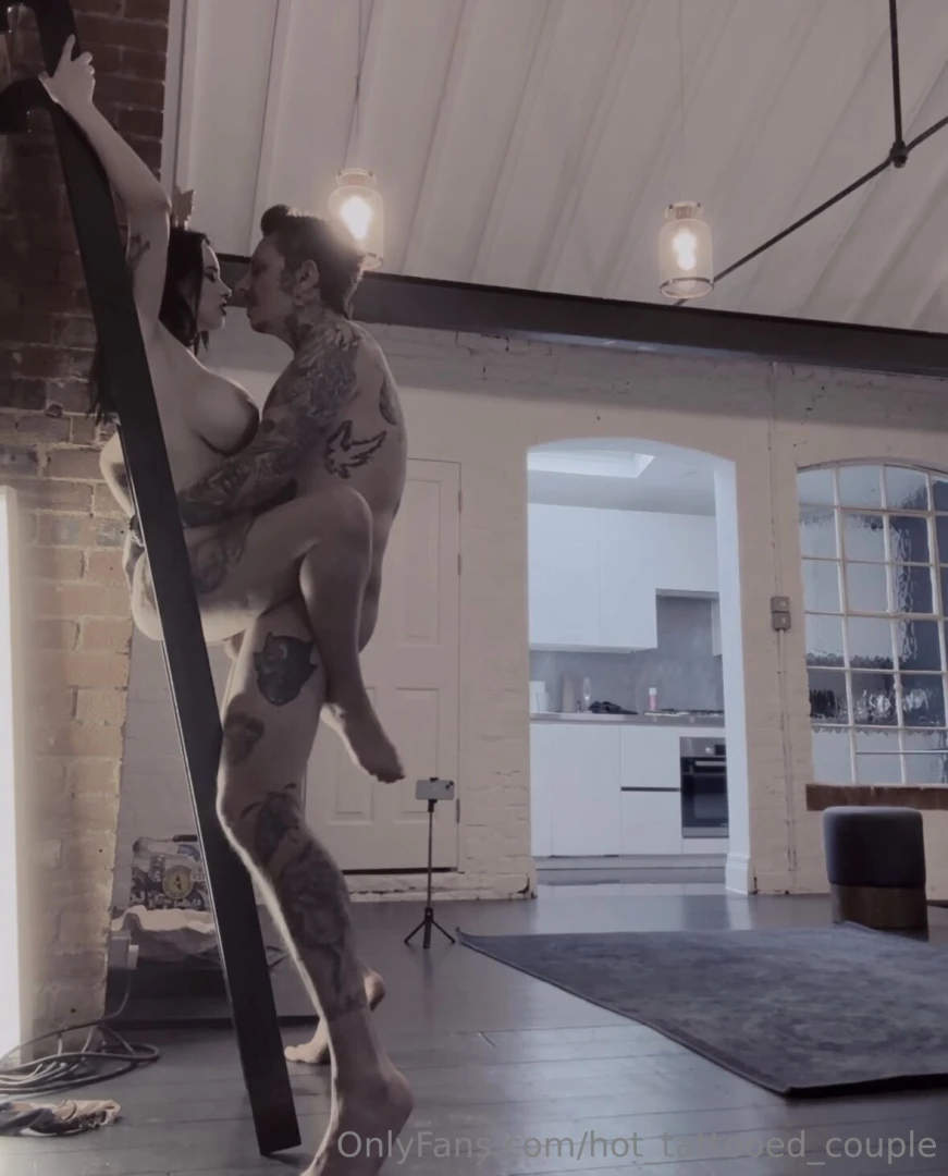 The infamous loft sex tape is back rubyalexia gets stuck up a ladder 